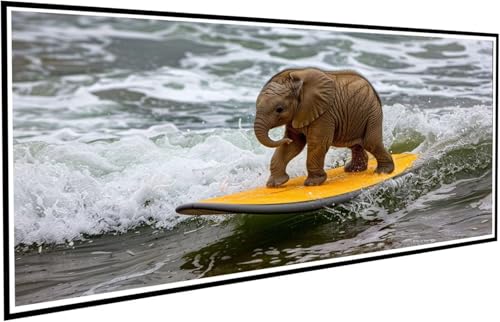 Diamond Painting Erwachsene Groß XXL 100x200cm, 5D Diamant Painting Bilder Diamond Paintings Kinder Elefant, DIY Diamant Kunst Malerei Kreuzstich Stickerei Basteln Mädchen, Zimmer Deko Geschenk J2-718 von JUAIYOON