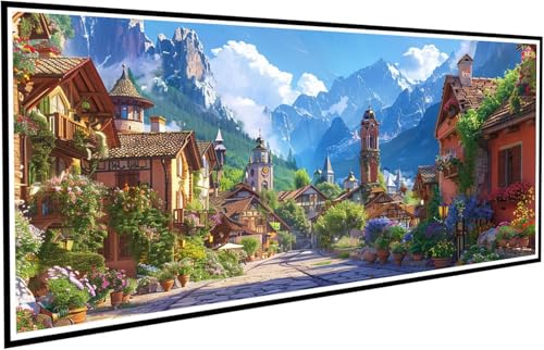 Diamond Painting Erwachsene Groß XXL 100x200cm, 5D Diamant Painting Bilder Diamond Paintings Kinder Häuser, DIY Diamant Kunst Malerei Kreuzstich Stickerei Basteln Mädchen, Zimmer Deko Geschenk J2-156 Diamond Painting Erwachsene Groß XXL 100x200cm, 5D Diamant Painting Bilder Diamond Paintings Kinder Häuser, DIY Diamant Kunst Malerei Kreuzstich Stickerei Basteln Mädchen, Zimmer Deko Geschenk J2-156 von JUAIYOON