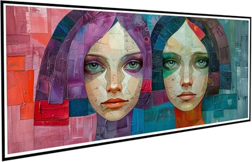 Diamond Painting Erwachsene Groß XXL 30x60cm, 5D Diamant Painting Bilder Diamond Paintings Kinder Frau, DIY Diamant Kunst Malerei Kreuzstich Stickerei Basteln Mädchen, Zimmer Deko Geschenk J2-494 von JUAIYOON