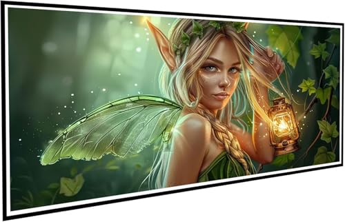 Diamond Painting Erwachsene Groß XXL 40x80cm, 5D Diamant Painting Bilder Diamond Paintings Kinder Anlage, DIY Diamant Kunst Malerei Kreuzstich Stickerei Basteln Mädchen, Zimmer Deko Geschenk J2-584 von JUAIYOON