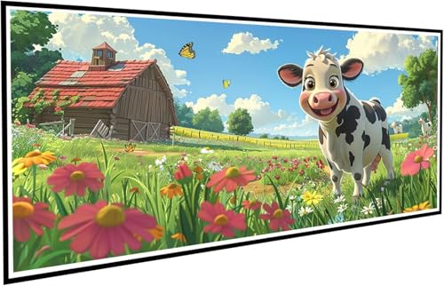 Diamond Painting Erwachsene Groß XXL 40x80cm, 5D Diamant Painting Bilder Diamond Paintings Kinder Milchkuh, DIY Diamant Kunst Malerei Kreuzstich Stickerei Basteln Mädchen, Zimmer Deko Geschenk J2-10 Diamond Painting Erwachsene Groß XXL 40x80cm, 5D Diamant Painting Bilder Diamond Paintings Kinder Milchkuh, DIY Diamant Kunst Malerei Kreuzstich Stickerei Basteln Mädchen, Zimmer Deko Geschenk J2-10 von JUAIYOON