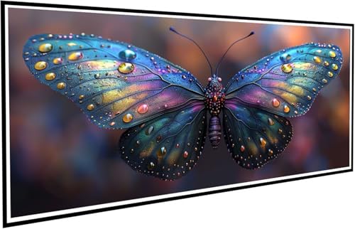 Diamond Painting Erwachsene Groß XXL 45x90cm, 5D Diamant Painting Bilder Diamond Paintings Kinder Bunt, DIY Diamant Kunst Malerei Kreuzstich Stickerei Basteln Mädchen, Zimmer Deko Geschenk J2-562 von JUAIYOON