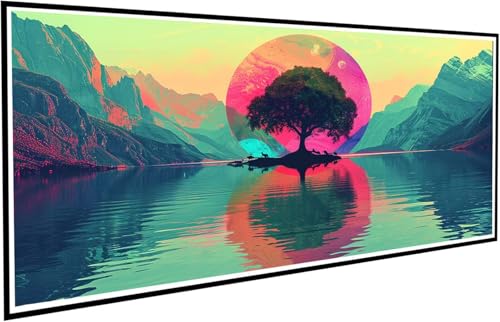 Diamond Painting Erwachsene Groß XXL 45x90cm, 5D Diamant Painting Bilder Diamond Paintings Kinder See, DIY Diamant Kunst Malerei Kreuzstich Stickerei Basteln Mädchen, Zimmer Deko Geschenk J2-64 Diamond Painting Erwachsene Groß XXL 45x90cm, 5D Diamant Painting Bilder Diamond Paintings Kinder See, DIY Diamant Kunst Malerei Kreuzstich Stickerei Basteln Mädchen, Zimmer Deko Geschenk J2-64 von JUAIYOON