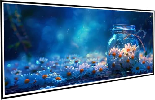 Diamond Painting Erwachsene Groß XXL 45x90cm, 5D Diamant Painting Bilder Diamond Paintings Kinder Vase, DIY Diamant Kunst Malerei Kreuzstich Stickerei Basteln Mädchen, Zimmer Deko Geschenk J2-510 von JUAIYOON