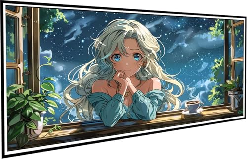 Diamond Painting Erwachsene Groß XXL 50x100cm, 5D Diamant Painting Bilder Diamond Paintings Kinder Fenster, DIY Diamant Kunst Malerei Kreuzstich Stickerei Basteln Mädchen, Zimmer Deko Geschenk J2-12 Diamond Painting Erwachsene Groß XXL 50x100cm, 5D Diamant Painting Bilder Diamond Paintings Kinder Fenster, DIY Diamant Kunst Malerei Kreuzstich Stickerei Basteln Mädchen, Zimmer Deko Geschenk J2-12 von JUAIYOON