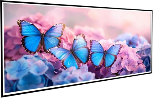 Diamond Painting Erwachsene Groß XXL 50x100cm, 5D Diamant Painting Bilder Diamond Paintings Kinder Schmetterling, DIY Diamant Kunst Malerei Kreuzstich Stickerei Basteln Mädchen, Zimmer Deko J2-544 von JUAIYOON