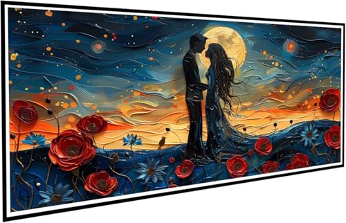 Diamond Painting Erwachsene Groß XXL 60x120cm, 5D Diamant Painting Bilder Diamond Paintings Kinder Blume, DIY Diamant Kunst Malerei Kreuzstich Stickerei Basteln Mädchen, Zimmer Deko Geschenk J2-70 Diamond Painting Erwachsene Groß XXL 60x120cm, 5D Diamant Painting Bilder Diamond Paintings Kinder Blume, DIY Diamant Kunst Malerei Kreuzstich Stickerei Basteln Mädchen, Zimmer Deko Geschenk J2-70 von JUAIYOON