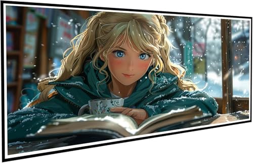 Diamond Painting Erwachsene Groß XXL 60x120cm, 5D Diamant Painting Bilder Diamond Paintings Kinder Buch, DIY Diamant Kunst Malerei Kreuzstich Stickerei Basteln Mädchen, Zimmer Deko Geschenk J2-714 von JUAIYOON