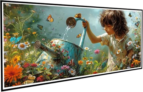 Diamond Painting Erwachsene Groß XXL 70x140cm, 5D Diamant Painting Bilder Diamond Paintings Kinder Gänseblümchen, DIY Diamant Malerei Kreuzstich Stickerei Basteln Mädchen, Zimmer Deko Geschenk J2-46 Diamond Painting Erwachsene Groß XXL 70x140cm, 5D Diamant Painting Bilder Diamond Paintings Kinder Gänseblümchen, DIY Diamant Malerei Kreuzstich Stickerei Basteln Mädchen, Zimmer Deko Geschenk J2-46 von JUAIYOON