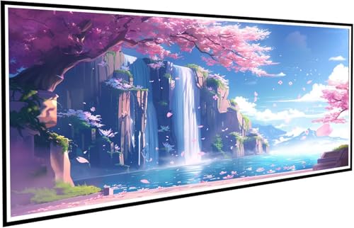 Diamond Painting Erwachsene Groß XXL 70x140cm,5D Diamant Painting Bilder Diamond Paintings Kinder Blütenblatt,DIY Diamant Kunst Malerei Kreuzstich Stickerei Basteln Mädchen,Zimmer Deko Geschenk J2-566 von JUAIYOON