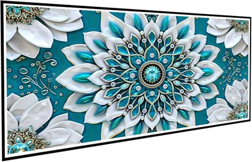 Diamond Painting Erwachsene Groß XXL 80x160cm, 5D Diamant Painting Bilder Diamond Paintings Kinder Blume, DIY Diamant Kunst Malerei Kreuzstich Stickerei Basteln Mädchen, Zimmer Deko Geschenk J2-760 von JUAIYOON