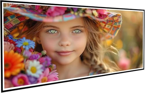 Diamond Painting Erwachsene Groß XXL 80x160cm, 5D Diamant Painting Bilder Diamond Paintings Kinder Chrysantheme, DIY Diamant Malerei Kreuzstich Stickerei Basteln Mädchen, Zimmer Deko Geschenk J2-754 von JUAIYOON