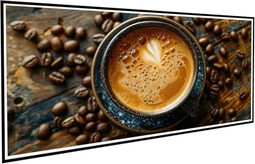 Diamond Painting Erwachsene Groß XXL 80x160cm, 5D Diamant Painting Bilder Diamond Paintings Kinder Kaffeebohnen, DIY Diamant Malerei Kreuzstich Stickerei Basteln Mädchen, Zimmer Deko Geschenk J2-712 von JUAIYOON