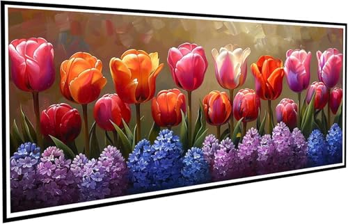 Diamond Painting Erwachsene Groß XXL 80x160cm, 5D Diamant Painting Bilder Diamond Paintings Kinder Lavendel, DIY Diamant Kunst Malerei Kreuzstich Stickerei Basteln Mädchen, Zimmer Deko Geschenk J2-704 von JUAIYOON
