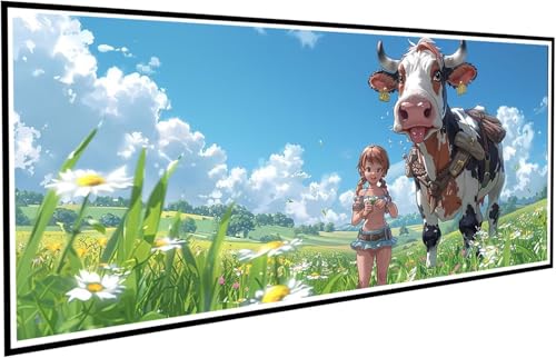 Diamond Painting Erwachsene Groß XXL 80x160cm, 5D Diamant Painting Bilder Diamond Paintings Kinder Milchkuh, DIY Diamant Kunst Malerei Kreuzstich Stickerei Basteln Mädchen, Zimmer Deko Geschenk J2-20 Diamond Painting Erwachsene Groß XXL 80x160cm, 5D Diamant Painting Bilder Diamond Paintings Kinder Milchkuh, DIY Diamant Kunst Malerei Kreuzstich Stickerei Basteln Mädchen, Zimmer Deko Geschenk J2-20 von JUAIYOON