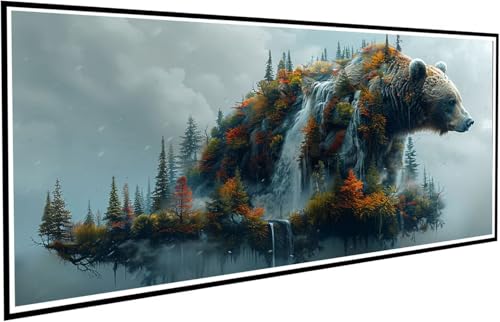 Diamond Painting Erwachsene Groß XXL 90x200cm, 5D Diamant Painting Bilder Diamond Paintings Kinder Anlage, DIY Diamant Kunst Malerei Kreuzstich Stickerei Basteln Mädchen, Zimmer Deko Geschenk J2-574 von JUAIYOON