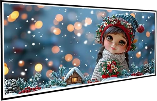 Diamond Painting Erwachsene Groß XXL 90x200cm, 5D Diamant Painting Bilder Diamond Paintings Kinder Mädchen, DIY Diamant Kunst Malerei Kreuzstich Stickerei Basteln Mädchen, Zimmer Deko Geschenk J2-744 von JUAIYOON