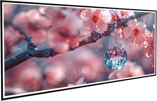 Diamond Painting Erwachsene Groß XXL 90x200cm, 5D Diamant Painting Bilder Diamond Paintings Kinder Rosa, DIY Diamant Kunst Malerei Kreuzstich Stickerei Basteln Mädchen, Zimmer Deko Geschenk J2-710 von JUAIYOON