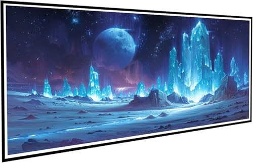 Diamond Painting Erwachsene Groß XXL 90x200cm,5D Diamant Painting Bilder Diamond Paintings Kinder Gletscher,DIY Diamant Kunst Malerei Kreuzstich Stickerei Basteln Mädchen,Zimmer Deko Geschenk J2-756 von JUAIYOON