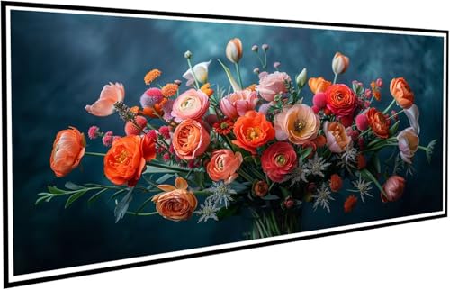 Diamond Painting Erwachsene Groß XXL 90x200cm,5D Diamant Painting Bilder Diamond Paintings Kinder Pfingstrose,DIY Diamant Kunst Malerei Kreuzstich Stickerei Basteln Mädchen,Zimmer Deko Geschenk J2-586 von JUAIYOON