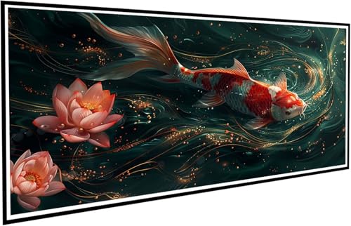 Diamond Painting Fisch Diamant Painting Bilder Lotus Diamond Paintings Erwachsene Groß XXL 30x60cm Diamonds Paintings Anfänger DIY Mosaikherstellung Bastelset für Halloween Deko Wohnzimmer J2-89 Diamond Painting Fisch Diamant Painting Bilder Lotus Diamond Paintings Erwachsene Groß XXL 30x60cm Diamonds Paintings Anfänger DIY Mosaikherstellung Bastelset für Halloween Deko Wohnzimmer J2-89 von JUAIYOON