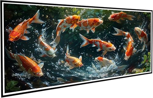 Diamond Painting Fisch Diamant Painting Bilder Meer Diamond Paintings Erwachsene Groß XXL 40x80cm Diamonds Paintings Kinder DIY Mosaikherstellung Bastelset für Halloween Deko Wohnzimmer Geschenk J2-91 Diamond Painting Fisch Diamant Painting Bilder Meer Diamond Paintings Erwachsene Groß XXL 40x80cm Diamonds Paintings Kinder DIY Mosaikherstellung Bastelset für Halloween Deko Wohnzimmer Geschenk J2-91 von JUAIYOON