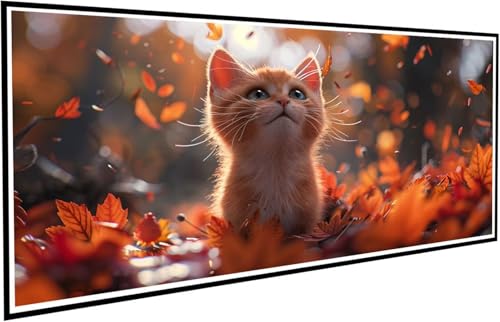 Diamond Painting Katze Diamant Painting Bilder Ahornblatt Diamond Paintings Erwachsene Groß XXL 80x160cm Diamonds Paintings Kinder DIY Mosaikherstellung Bastelset für Halloween Deko Wohnzimmer J2-35 Diamond Painting Katze Diamant Painting Bilder Ahornblatt Diamond Paintings Erwachsene Groß XXL 80x160cm Diamonds Paintings Kinder DIY Mosaikherstellung Bastelset für Halloween Deko Wohnzimmer J2-35 von JUAIYOON