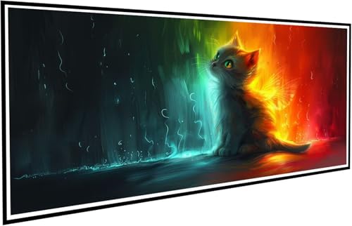 Diamond Painting Katze Diamant Painting Bilder Bunt Diamond Paintings Erwachsene Groß XXL 50x100cm Diamonds Paintings Anfänger DIY Mosaikherstellung Bastelset für Halloween Deko Wohnzimmer J2-21 Diamond Painting Katze Diamant Painting Bilder Bunt Diamond Paintings Erwachsene Groß XXL 50x100cm Diamonds Paintings Anfänger DIY Mosaikherstellung Bastelset für Halloween Deko Wohnzimmer J2-21 von JUAIYOON