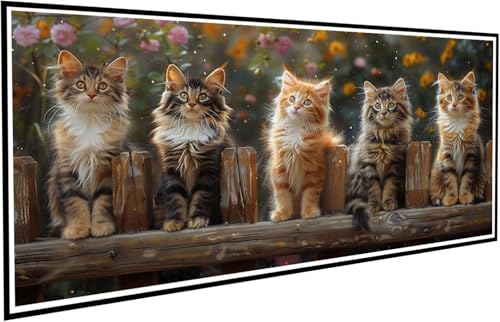 Diamond Painting Katze Diamant Painting Bilder Zaun Diamond Paintings Erwachsene Groß XXL 80x160cm Diamonds Paintings Kinder DIY Mosaikherstellung Bastelset für Halloween Deko Wohnzimmer J2-569 Diamond Painting Katze Diamant Painting Bilder Zaun Diamond Paintings Erwachsene Groß XXL 80x160cm Diamonds Paintings Kinder DIY Mosaikherstellung Bastelset für Halloween Deko Wohnzimmer J2-569 von JUAIYOON