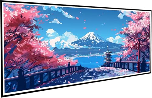 Diamond Painting Kirschblüten Diamant Painting Bilder Berg Diamond Paintings Erwachsene Groß XXL 80x160cm Diamonds Paintings Kinder DIY Mosaikherstellung Bastelset für Halloween Deko Wohnzimmer J2-311 Diamond Painting Kirschblüten Diamant Painting Bilder Berg Diamond Paintings Erwachsene Groß XXL 80x160cm Diamonds Paintings Kinder DIY Mosaikherstellung Bastelset für Halloween Deko Wohnzimmer J2-311 von JUAIYOON