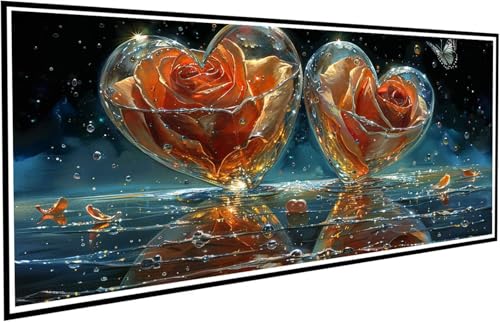 Diamond Painting Liebe Diamant Painting Bilder Rose Diamond Paintings Erwachsene Groß XXL 50x100cm Diamonds Paintings Kinder DIY Mosaikherstellung Bastelset für Halloween Deko Wohnzimmer J2-533 Diamond Painting Liebe Diamant Painting Bilder Rose Diamond Paintings Erwachsene Groß XXL 50x100cm Diamonds Paintings Kinder DIY Mosaikherstellung Bastelset für Halloween Deko Wohnzimmer J2-533 von JUAIYOON