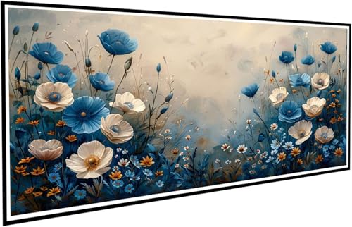 Diamond Painting Orchidee Diamant Painting Bilder Blume Diamond Paintings Erwachsene Groß XXL 30x60cm Diamonds Paintings Kinder DIY Mosaikherstellung Bastelset für Halloween Deko Wohnzimmer J2-501 von JUAIYOON