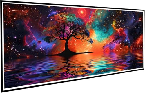 Diamond Painting Sternenhimmel Diamant Painting Bilder Bunt Diamond Paintings Erwachsene Groß XXL 70x140cm Diamonds Paintings Anfänger DIY Mosaikherstellung Bastelset für Deko Wohnzimmer J2-703 von JUAIYOON