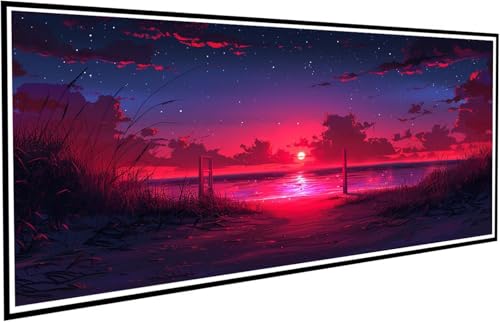 Diamond Painting Strand Diamant Painting Bilder Sonnenuntergang Diamond Paintings Erwachsene Groß XXL 50x100cm Diamonds Paintings Kinder DIY Mosaikherstellung Bastelset für Deko Wohnzimmer J2-63 Diamond Painting Strand Diamant Painting Bilder Sonnenuntergang Diamond Paintings Erwachsene Groß XXL 50x100cm Diamonds Paintings Kinder DIY Mosaikherstellung Bastelset für Deko Wohnzimmer J2-63 von JUAIYOON