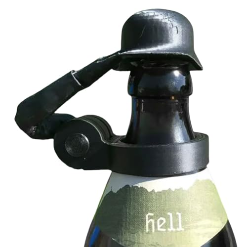 JUCHRZEY Bierflaschenhelm mit Soldatengruß, Soldat Salute Bier Flasche Helm, Dekorative Bierflaschenverschlüsse for Grillparty, Veteranen, aktive Soldaten, Wiederverwendbar Flaschendeckel JUCHRZEY Bierflaschenhelm mit Soldatengruß, Soldat Salute Bier Flasche Helm, Dekorative Bierflaschenverschlüsse for Grillparty, Veteranen, aktive Soldaten, Wiederverwendbar Flaschendeckel von JUCHRZEY