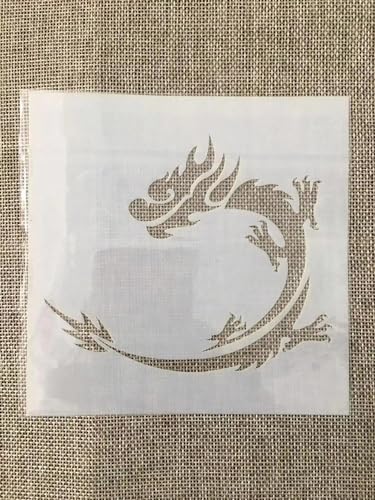Drachenschablonen zum Basteln, kleine Drachen-Schablonen für Wandkarten, Steine, Holzschilder, Stoff, Leinwand, Heimdekoration, Basteln von JUDUOYANXIAN