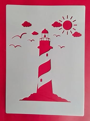 Schablonen zum Basteln, 21 x 29 cm, Totenkopf und Krähe, wiederverwendbares Schablonen-Set zum Malen auf Holzwand, Leinwand, Kunststoffschablone für Tür, Heimdekoration, Stil 2 von JUDUOYANXIAN