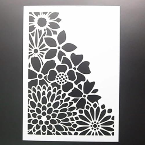 Schablonen zum Basteln, 29 x 21 cm, Tiertiger wiederverwendbar, Schablonen-Set zum Malen auf Holz, Wand, Leinwand, Kunststoffschablone für Tür, Heimdekoration, Stil 6 von JUDUOYANXIAN