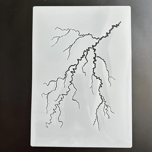 Schablonen zum Basteln, A4, 29 x 21 cm, wiederverwendbar, Schablonen-Set zum Malen auf Holz, Wand, Leinwand, Kunststoffschablone für Tür, Heimdekoration von JUDUOYANXIAN