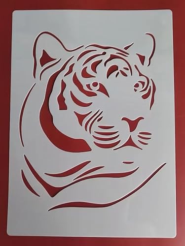 Schablonen zum Malen auf Holz, 21 x 29 cm, Tiger-Zeichen-Vorlagen-Set zum Malen auf Holz, Wand, Stoff, Tür, Veranda, Felsen, DIY-Zubehör Schablonen zum Malen auf Holz, 21 x 29 cm, Tiger-Zeichen-Vorlagen-Set zum Malen auf Holz, Wand, Stoff, Tür, Veranda, Felsen, DIY-Zubehör von JUDUOYANXIAN
