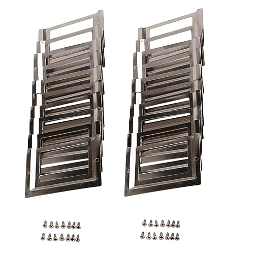 JUFUM Postamt Bibliothek Aktenordner Schublade Metall Tag Etikettenhalter Silber Ton 20 Stück JUFUM Postamt Bibliothek Aktenordner Schublade Metall Tag Etikettenhalter Silber Ton 20 Stück von JUFUM