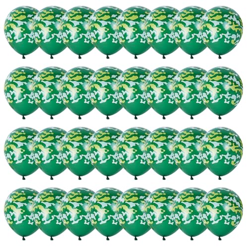 JUFYVO 36pcs Armee Militär Camouflage Party Ballon Geburtstag Party Dekoration Grün Militär Party Supplies Camping Dschungel Motto Party Dekorationen für Outdoor JUFYVO 36pcs Armee Militär Camouflage Party Ballon Geburtstag Party Dekoration Grün Militär Party Supplies Camping Dschungel Motto Party Dekorationen für Outdoor von JUFYVO