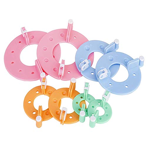 Bommelmacher,8 PCS Pompom Maker Kit Pom Poms Maker Set Ponponmaker Fluff Kugel Bommel Maker Pompon Macher für Kunsthandwerk Bommelmacher,8 PCS Pompom Maker Kit Pom Poms Maker Set Ponponmaker Fluff Kugel Bommel Maker Pompon Macher für Kunsthandwerk von JUHONNZ
