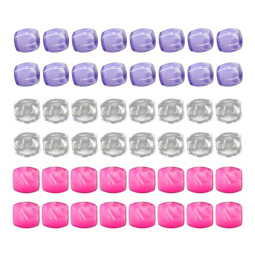 JUHUA 48 Stück rosa lila Haarperlen, Pastellperlen für Zöpfe, Basteln, Armbänder, Halsketten, Schmuckherstellung JUHUA 48 Stück rosa lila Haarperlen, Pastellperlen für Zöpfe, Basteln, Armbänder, Halsketten, Schmuckherstellung von JUHUA