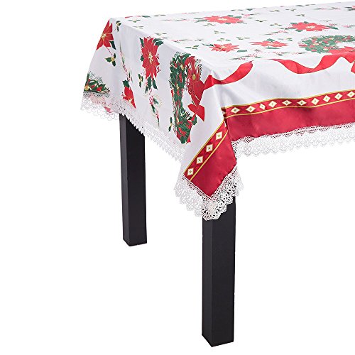 JUINSA 86909 Tischdecke, Weihnachtsmotiv, 180 x 150 cm, 180 x 150 cm von JUINSA