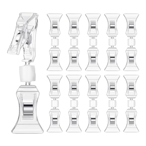 JUJNE Doppelseitiger Logo-Clip, Logo-Display, Mini-Clip, Logo-Halter für Etiketten, Kleidung, Visitenkarten, Einzelhandel, einfache Installation, einfach zu bedienen, 100 Stück JUJNE Doppelseitiger Logo-Clip, Logo-Display, Mini-Clip, Logo-Halter für Etiketten, Kleidung, Visitenkarten, Einzelhandel, einfache Installation, einfach zu bedienen, 100 Stück von JUJNE