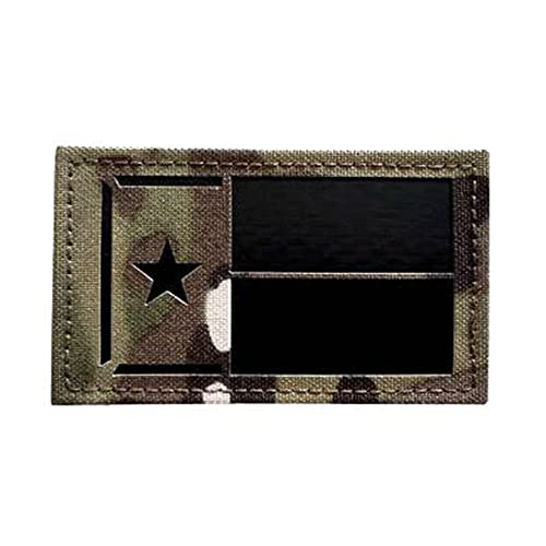 5,1 x 8,9 cm IR Infrarot Texas Flag Patch States Flags Tactical Patch Flag Patch für Kleidung Hut Patch Team Militär Patch von JUJUPUPS