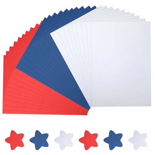 30 Blatt Gedenktag, Unabhängigkeitstag, farbiger Karton, 5 Farben, 180 g/m², 21,6 x 27,9 cm, sortierter Karton für Schule, DIY-Karten, Sammelalbum, Druckpapier, Basteln, Urlaub, Dekorationen, Büro 30 Blatt Gedenktag, Unabhängigkeitstag, farbiger Karton, 5 Farben, 180 g/m², 21,6 x 27,9 cm, sortierter Karton für Schule, DIY-Karten, Sammelalbum, Druckpapier, Basteln, Urlaub, Dekorationen, Büro von JULBEAR