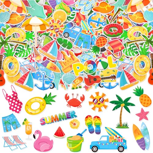 JULBEAR Sticker Sommer, 300 Stück Sticker Urlaub Strandaufkleber Selbstklebende Hawaii Strand Thema Sommerferien Reise Aufkleber für Sammelalben Kühlschränke Fotoalben Notizbücher JULBEAR Sticker Sommer, 300 Stück Sticker Urlaub Strandaufkleber Selbstklebende Hawaii Strand Thema Sommerferien Reise Aufkleber für Sammelalben Kühlschränke Fotoalben Notizbücher von JULBEAR