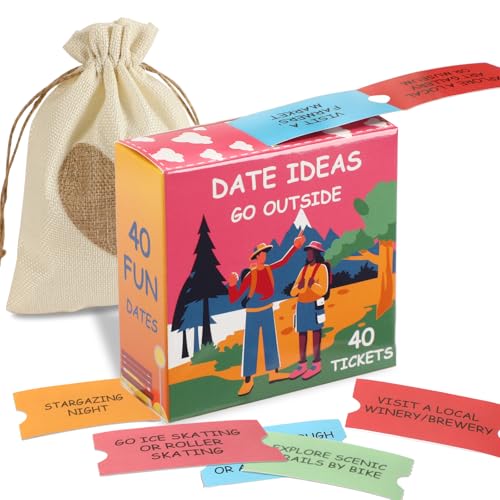 JULEASEL 40 Paare, Verabredungsideen, Tickets für Sie oder Ihn, lustige Gutscheine, Date-Ideen für Freund, Verlobte, Ehemann, Brautpaare, romantisches Geschenk zum Valentinstag, Geburtstag, Jahrestag JULEASEL 40 Paare, Verabredungsideen, Tickets für Sie oder Ihn, lustige Gutscheine, Date-Ideen für Freund, Verlobte, Ehemann, Brautpaare, romantisches Geschenk zum Valentinstag, Geburtstag, Jahrestag von JULEASEL